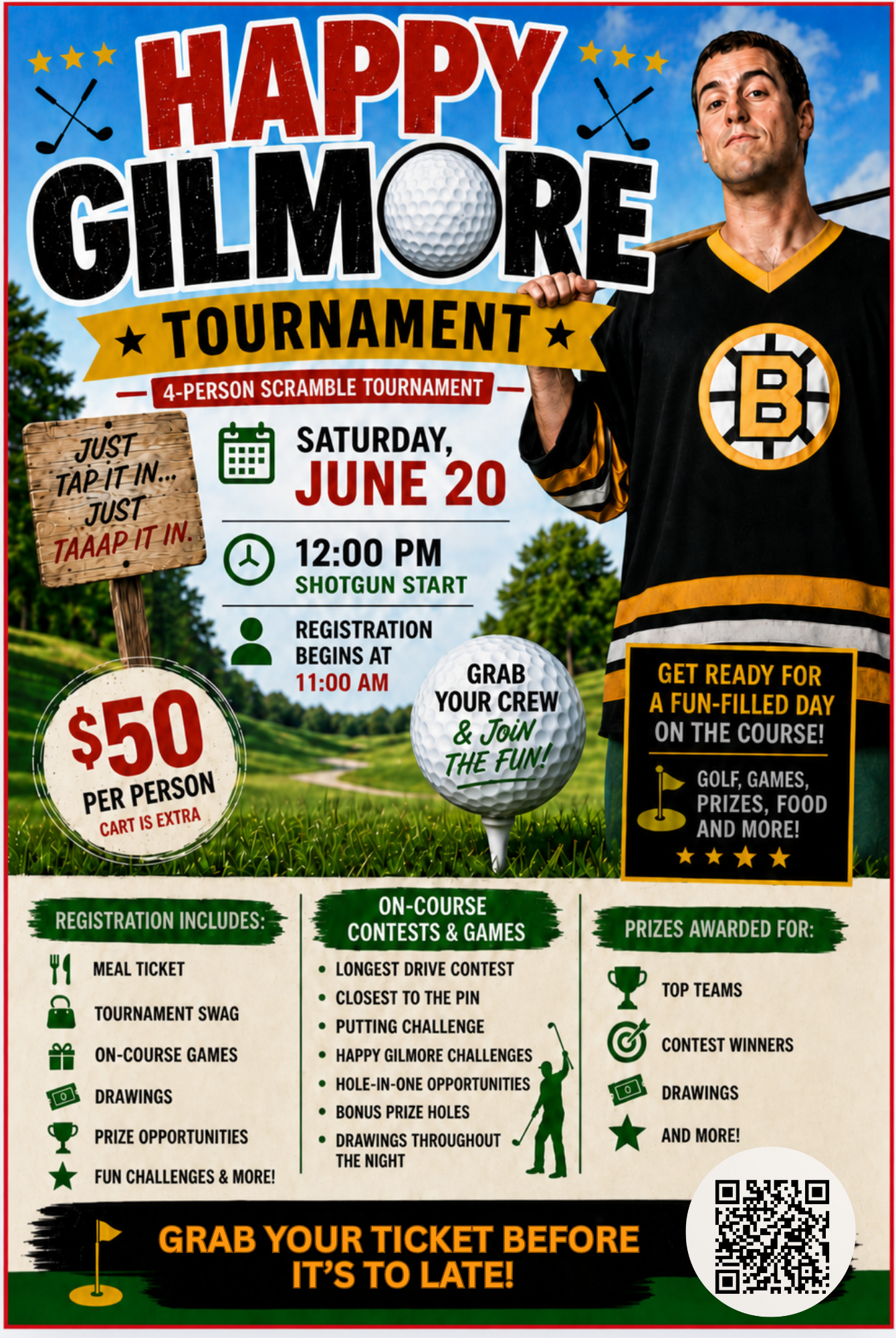 Happy Gilmore Golf Tournament